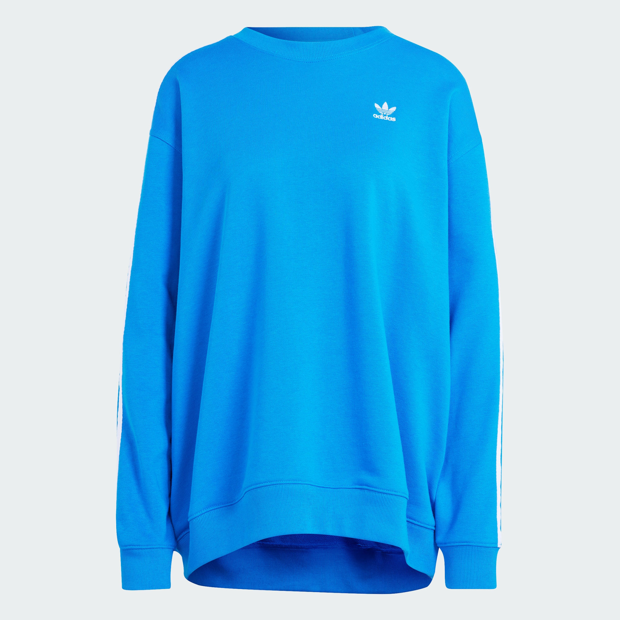 Adidas oversized crew neck sweatshirt sales