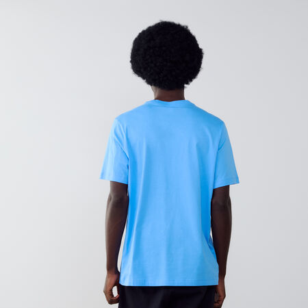 NIKE TEE SHIRT CLUB BLAUW/WIT HEREN
