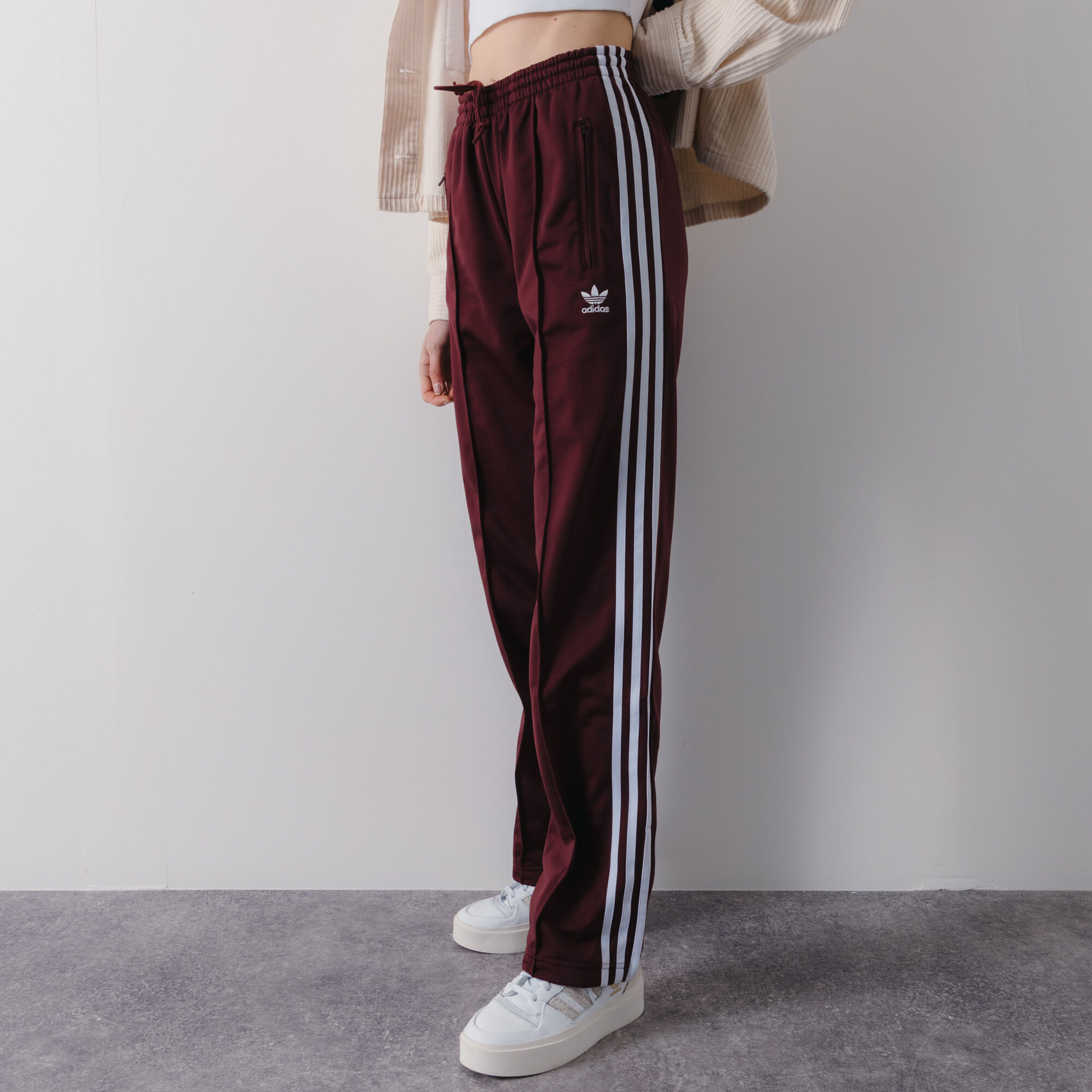 Adidas broek dames bordeaux rood deals