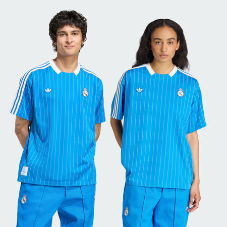 ADIDAS ORIGINALS MAILLOT REAL ICON BLAUW/WIT HEREN