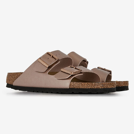 BIRKENSTOCK arizona ARIZONA BIRKOFLOR METALLICS COPPER ROZE/GOUD DAMES