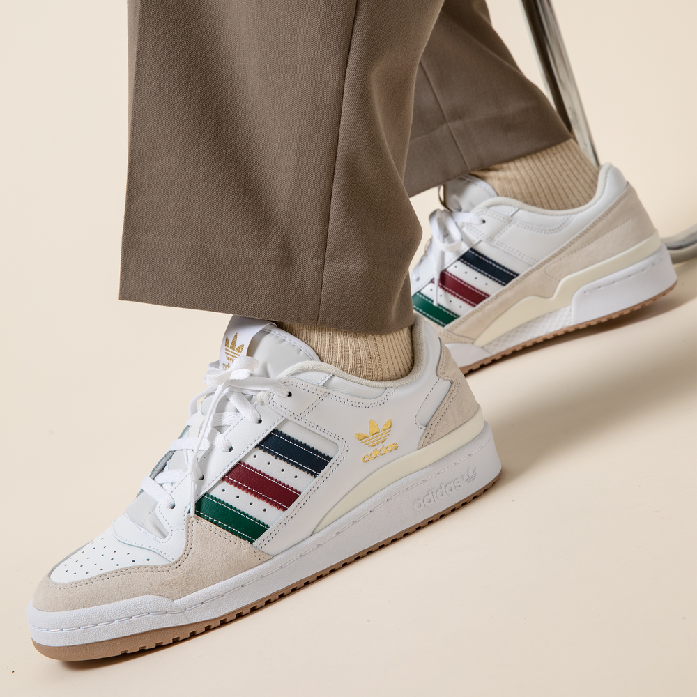ADIDAS ORIGINALS FORUM LOW CL BLANC MULTICOLORE WIT MEERKLEURIG SNEAKERS HEREN Courir