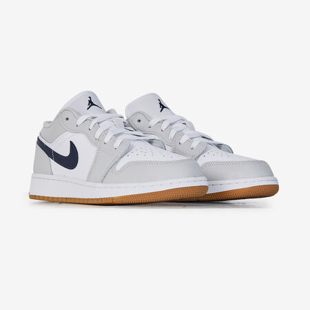 JORDAN AIR JORDAN 1 LOW WIT/GRIJS JUNIOR