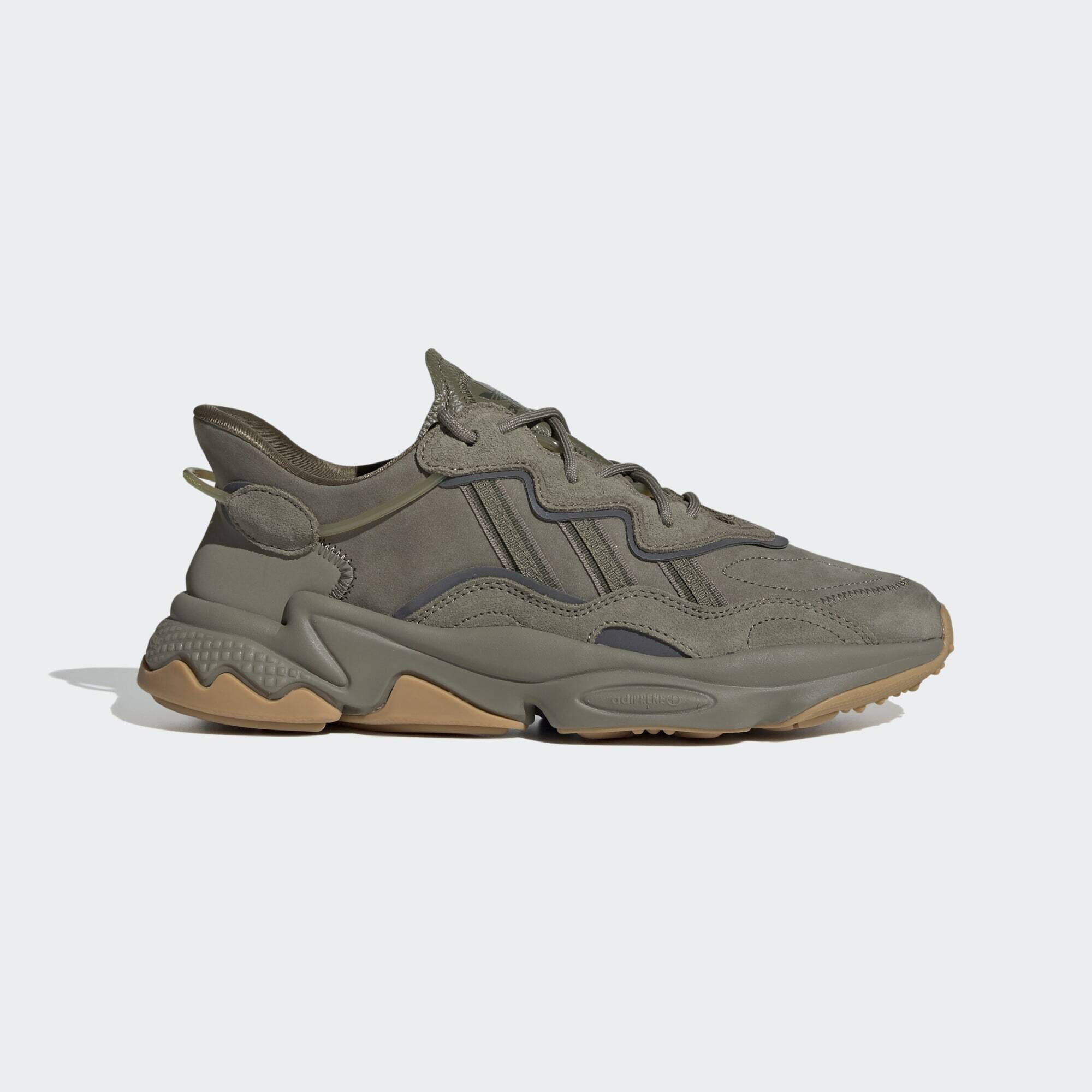 ADIDAS ORIGINALS OZWEEGO SHOES Grey Legend Earth Raw Khaki