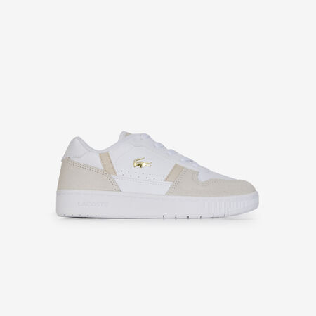 LACOSTE T-CLIP WIT/BEIGE KIND