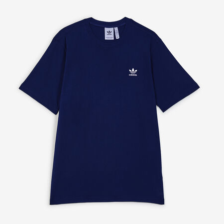 ADIDAS ORIGINALS TEE SHIRT ESSENTIAL MARINEBLAUW/WIT HEREN