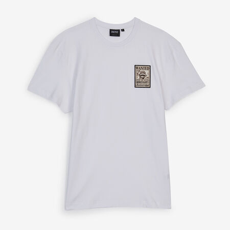 ONE PIECE TEE SHIRT WANTED LUFFY WIT HEREN