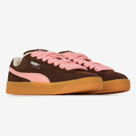 PUMA suede SUEDE XL MARRON/ROSE DAMES