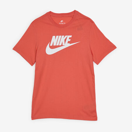 NIKE TEE SHIRT ICON FUTURA KORAALROOD HEREN
