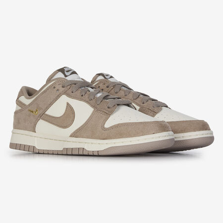 NIKE dunk DUNK LOW SUEDE MINI SWOOSH WIT/BEIGE DAMES