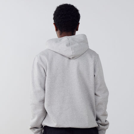 ADIDAS ORIGINALS HOODIE ESSENTIAL TREFOIL GRIJS/WIT HEREN