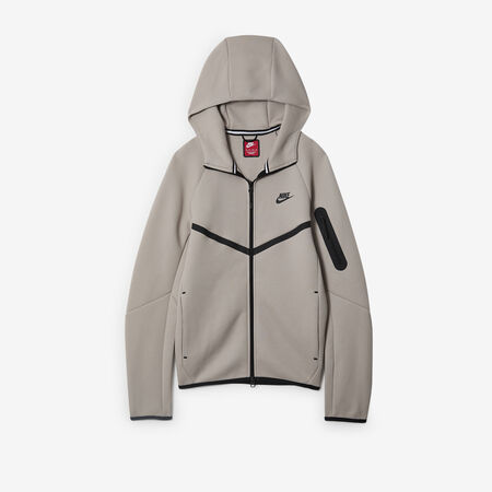 NIKE JACKET TECH FLEECE FZ BEIGE/ZWART HEREN