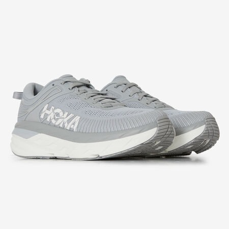 HOKA BONDI 7 WIT/GRIJS HEREN