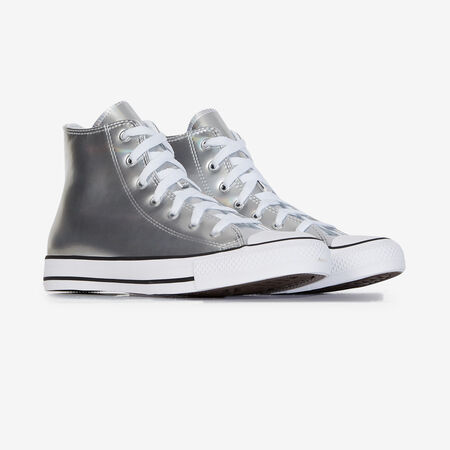CONVERSE chuck taylor all star CHUCK TAYLOR ALL STAR HI SHINE ZILVER JUNIOR