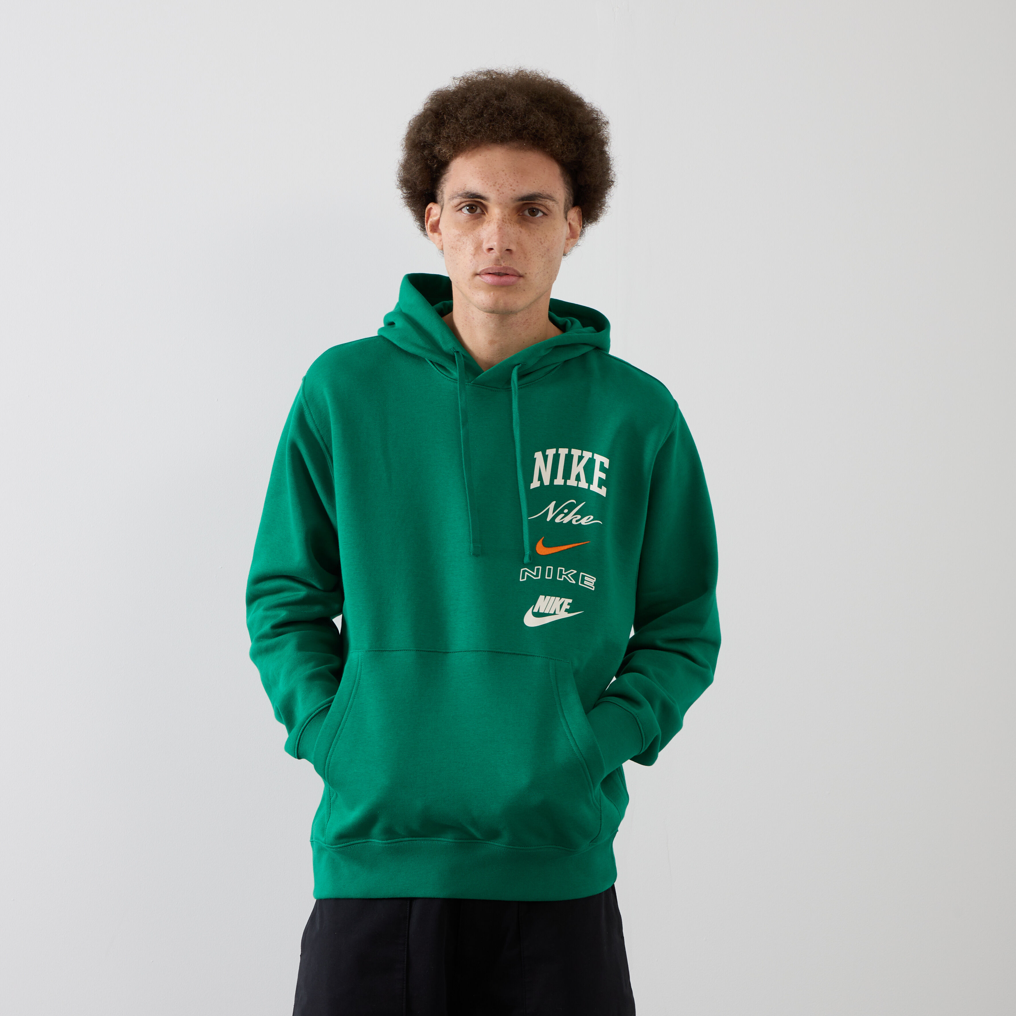 NIKE HOODIE BB STACK VERT TRUI HEREN Courir