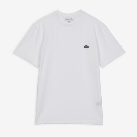 LACOSTE TEE SHIRT CLASSIC SMALL LOGO SL WIT HEREN