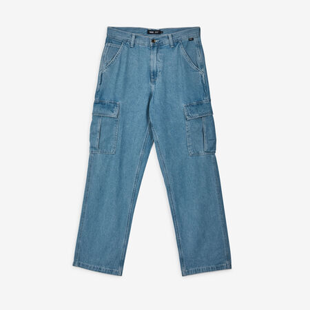 VANS PANT CARGO LOOSE DENIM BLAUW HEREN