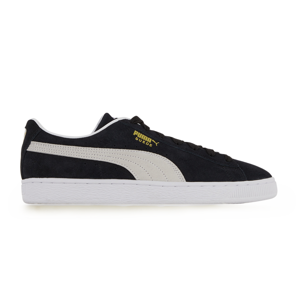 Puma suede deals classic black trainers
