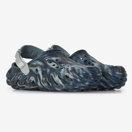 CROCS ECHO CLOG MARBLED BLAUW HEREN