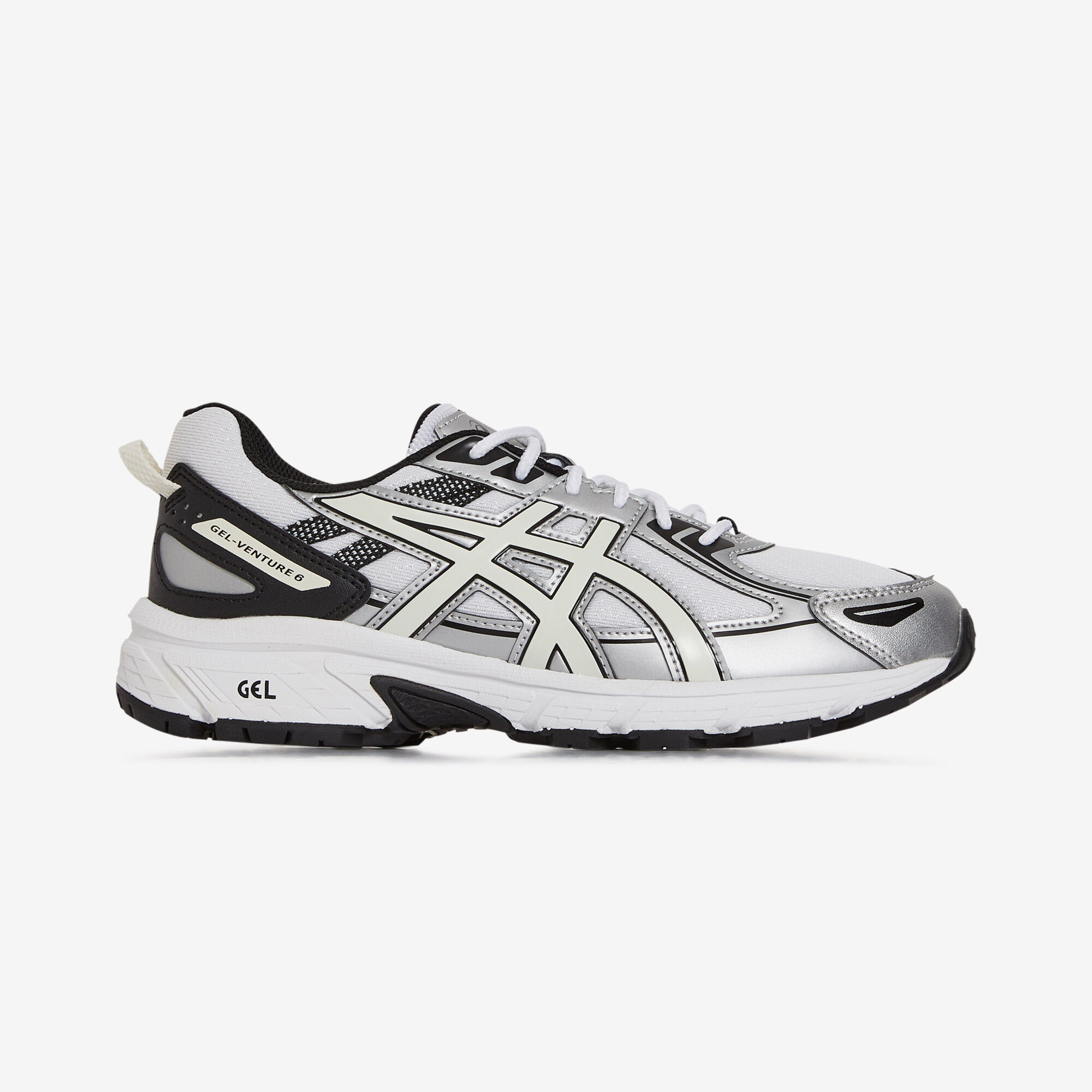 ASICS GEL VENTURE 6 WIT ZWART SNEAKERS KINDEREN Courir