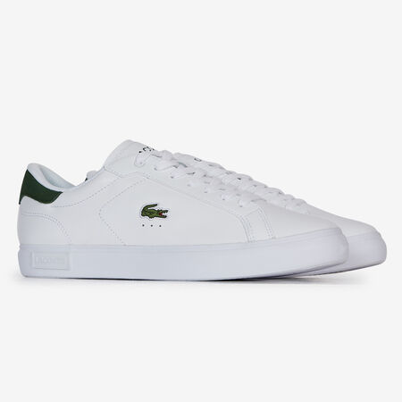 LACOSTE POWERCOURT WIT/GROEN HEREN