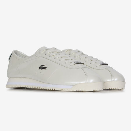 LACOSTE CLUB LOW BIJOUX WIT DAMES