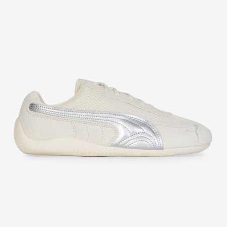 PUMA SPEEDCAT PREMIUM METALLIC WIT DAMES