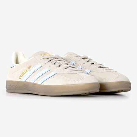 ADIDAS ORIGINALS gazelle GAZELLE INDOOR BEIGE/BLAUW DAMES