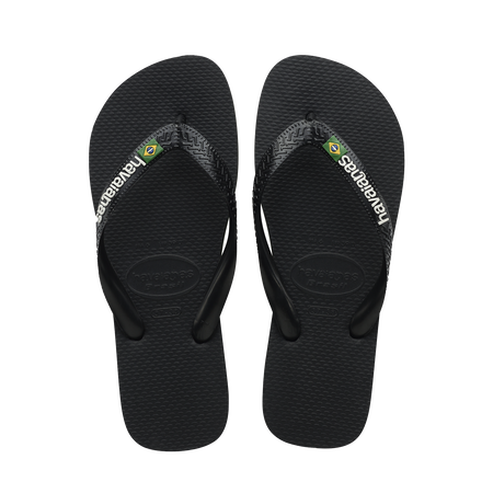 HAVAIANAS brasil BRASIL LOGO ZWART HEREN
