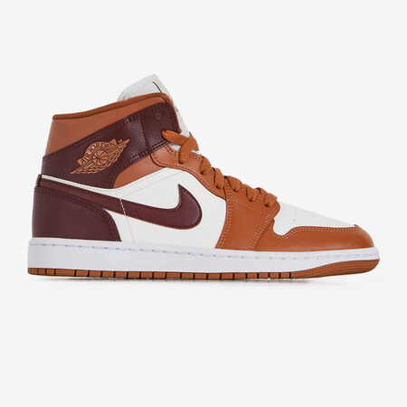 JORDAN air jordan 1 AIR JORDAN 1 MID ORANGE/MARRON DAMES
