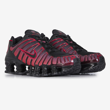 NIKE SHOX TL TECH ZWART/ROOD HEREN