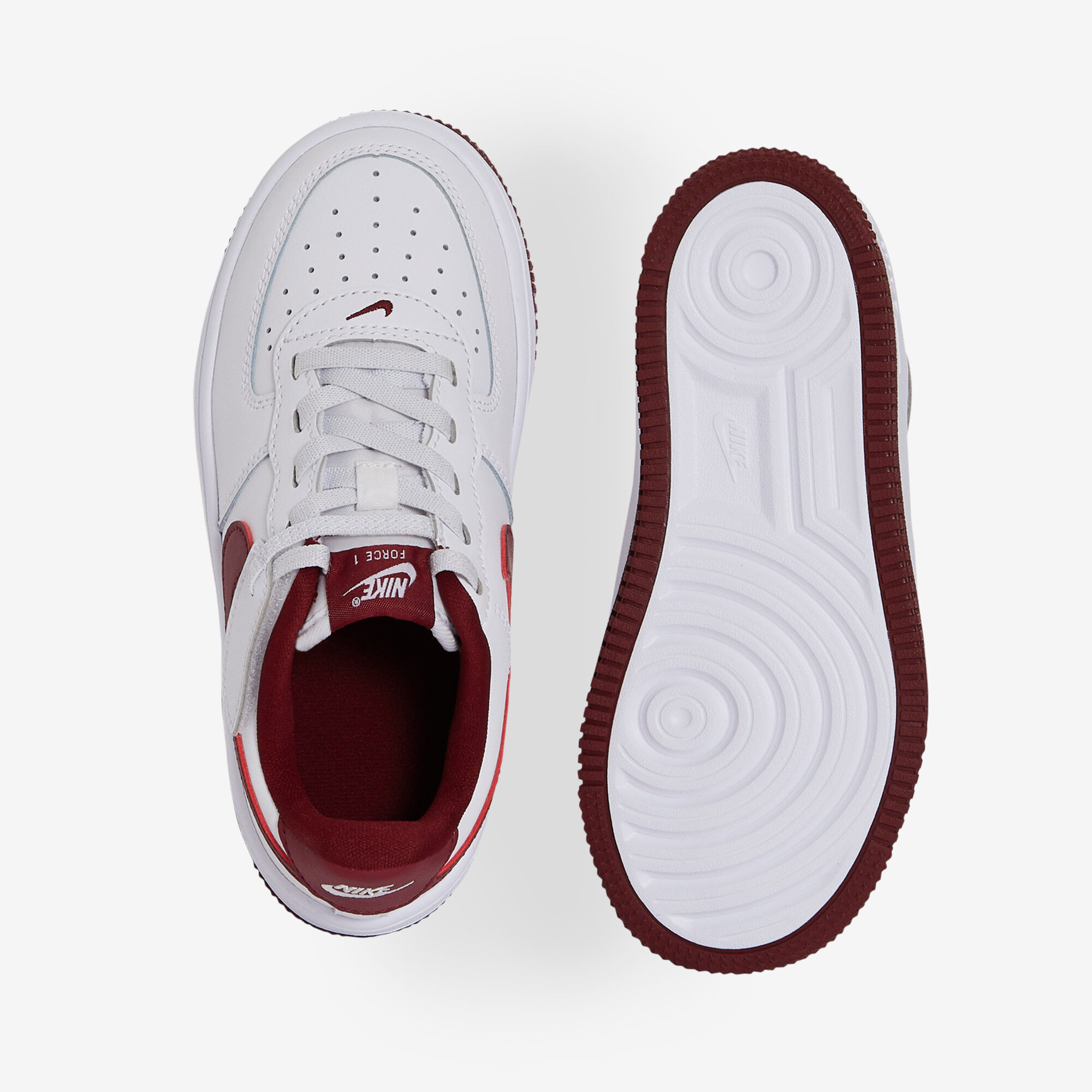 NIKE AIR FORCE 1 LOW CF BLANC ROUGE SNEAKERS KINDEREN Courir