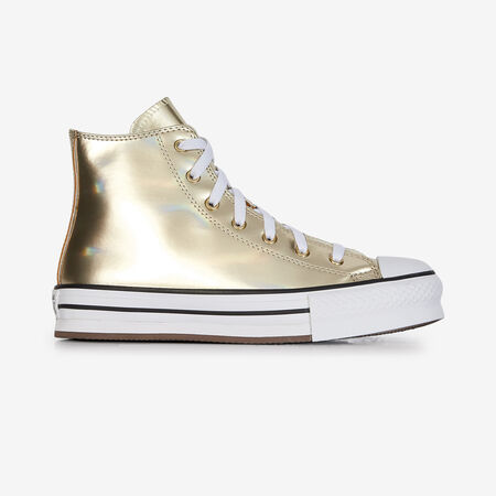 CONVERSE chuck taylor all star CHUCK TAYLOR ALL STAR EVA LIFT HI SHINE GOUD JUNIOR