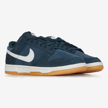 NIKE dunk DUNK LOW SUEDE MARINE ZWART/GOM HEREN