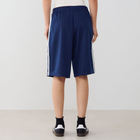 ADIDAS ORIGINALS SHORT 3 STRIPES LONG ADICOLOR MARINEBLAUW/WIT DAMES