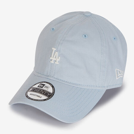 NEW ERA 9TWENTY LA WASHED MINI LOGO BLAUW/WIT HEREN