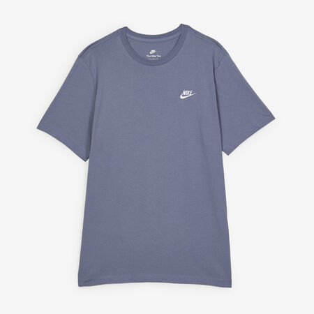 TEE SHIRT CLUB : BLAUW/WIT