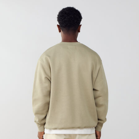 JORDAN SWEAT CREW BROOKLYN BEIGE/WIT HEREN