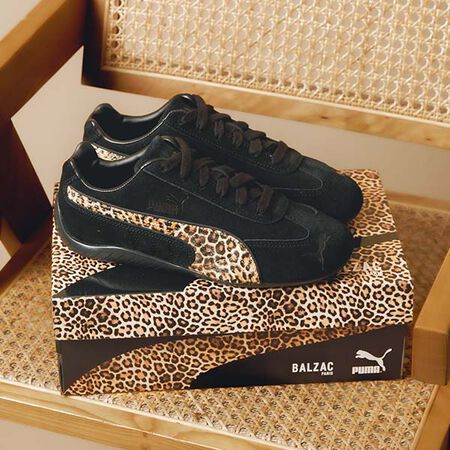 PUMA speedcat SPEEDCAT x BALZAC LEOPARD ZWART/BRUIN DAMES