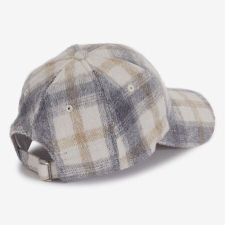 NEW ERA 9FORTY NY PLAID ECRU HEREN