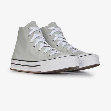 CONVERSE CHUCK TAYLOR ALL STAR EVA LIFT HI GROEN/WIT JUNIOR