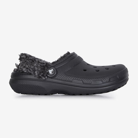 CROCS FLEECE LINED CLOG ZWART DAMES