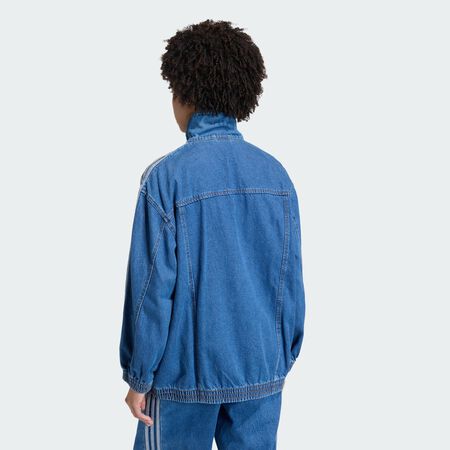 ADIDAS ORIGINALS JACKET FZ FIREBIRD DENIM BLAUW DAMES
