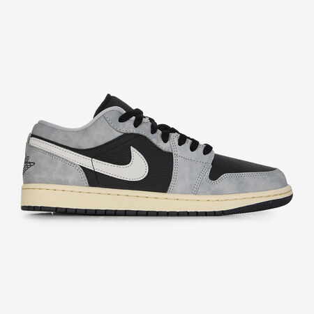 JORDAN AIR JORDAN 1 LOW ZWART/GRIJS HEREN