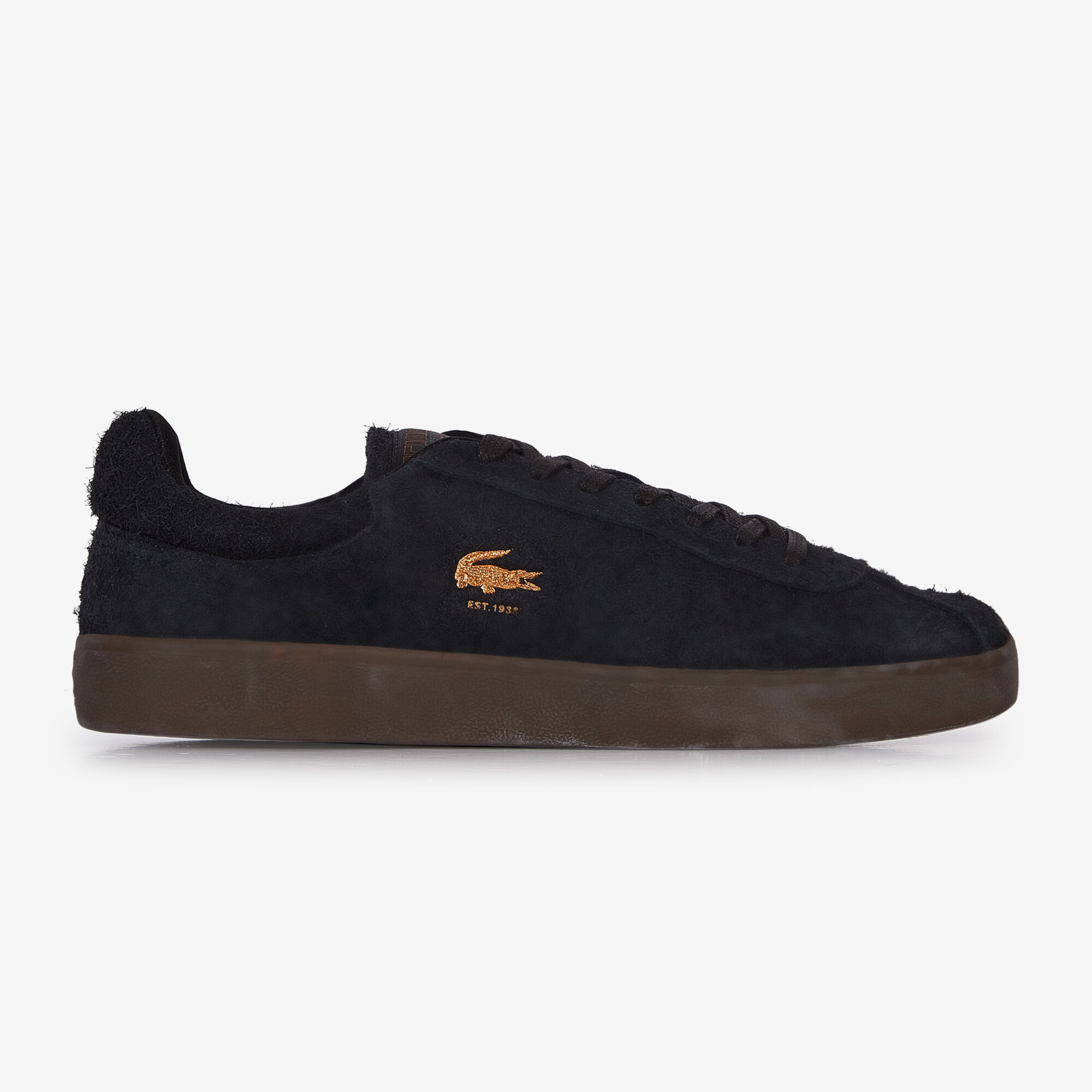 LACOSTE BASESHOT ZWART GOM SNEAKERS HEREN Courir