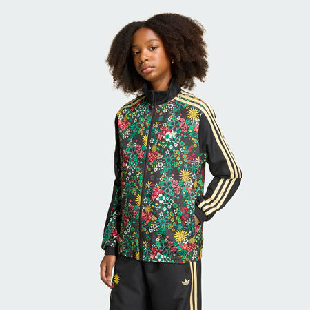 ADIDAS ORIGINALS TRACK TOP LIBERTY ZWART/MEERKLEURIG JUNIOR