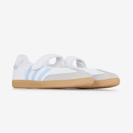 ADIDAS ORIGINALS samba SAMBA JANE WIT/BLAUW JUNIOR