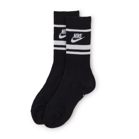 NIKE CHAUSSETTES X3 CREW STRIPE ZWART/WIT HEREN