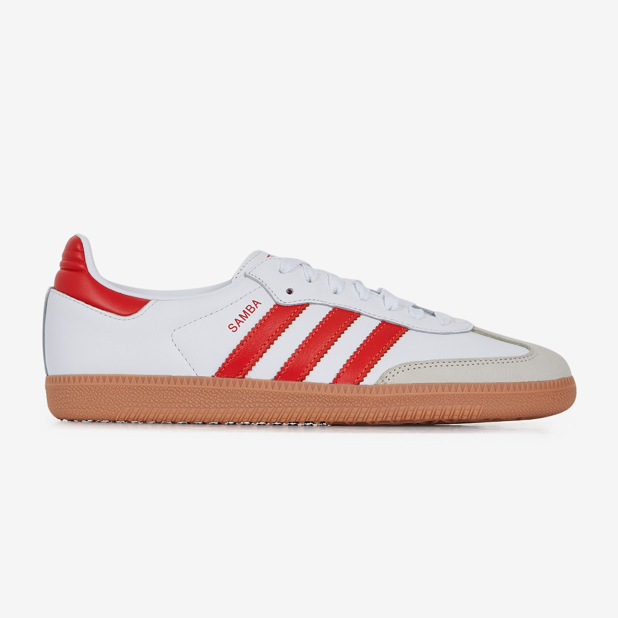 ADIDAS ORIGINALS SAMBA OG WIT ROOD SNEAKERS HEREN Courir