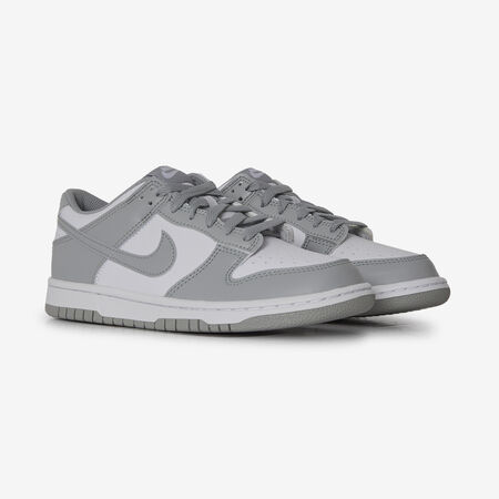 NIKE dunk DUNK LOW GRIJS/WIT JUNIOR